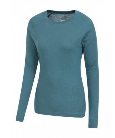 Talus Womens Thermal Top Teal $13.74 Thermals