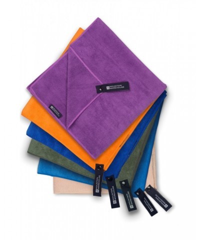 Micro Towelling Travel Towel - Large - 130 x 70cm Purple $11.99 Travel Accessories