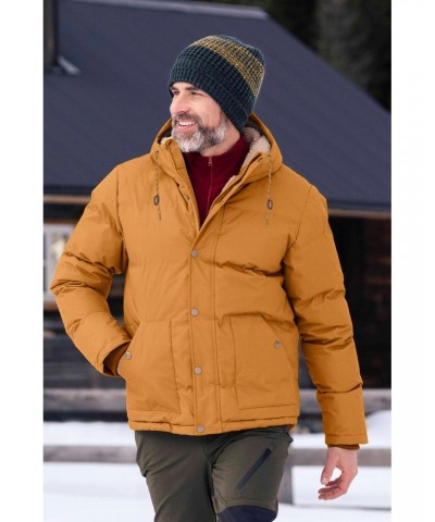 Manta Mens Sherpa Lined Insulated Jacket Tan $45.00 Jackets