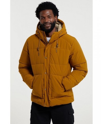 Manta Mens Sherpa Lined Insulated Jacket Tan $45.00 Jackets