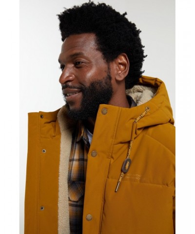 Manta Mens Sherpa Lined Insulated Jacket Tan $45.00 Jackets