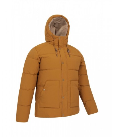 Manta Mens Sherpa Lined Insulated Jacket Tan $45.00 Jackets