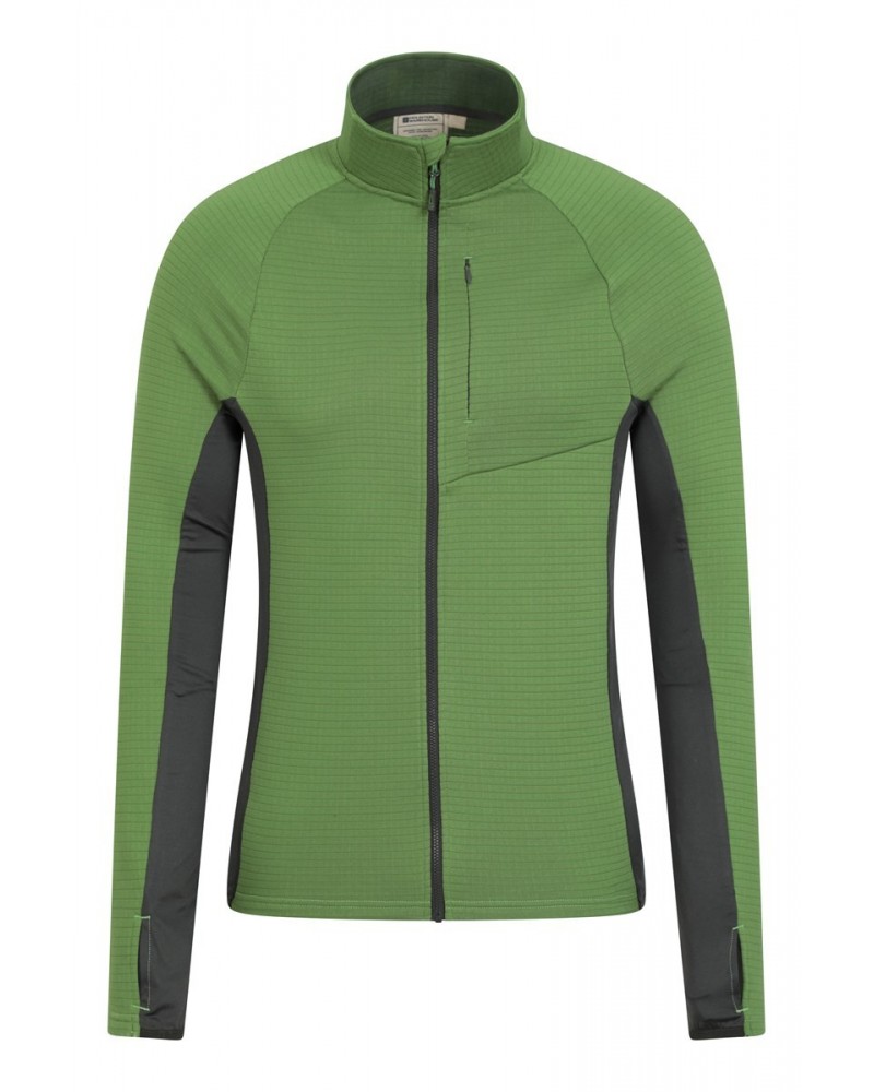 Denali Mens Full-Zip Fleece Jacket Green $24.50 Fleece