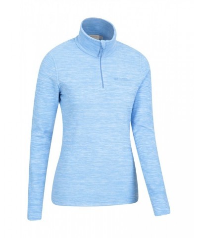 Snowdon Melange Womens Half-Zip Fleece Corn Blue $14.49 Fleece