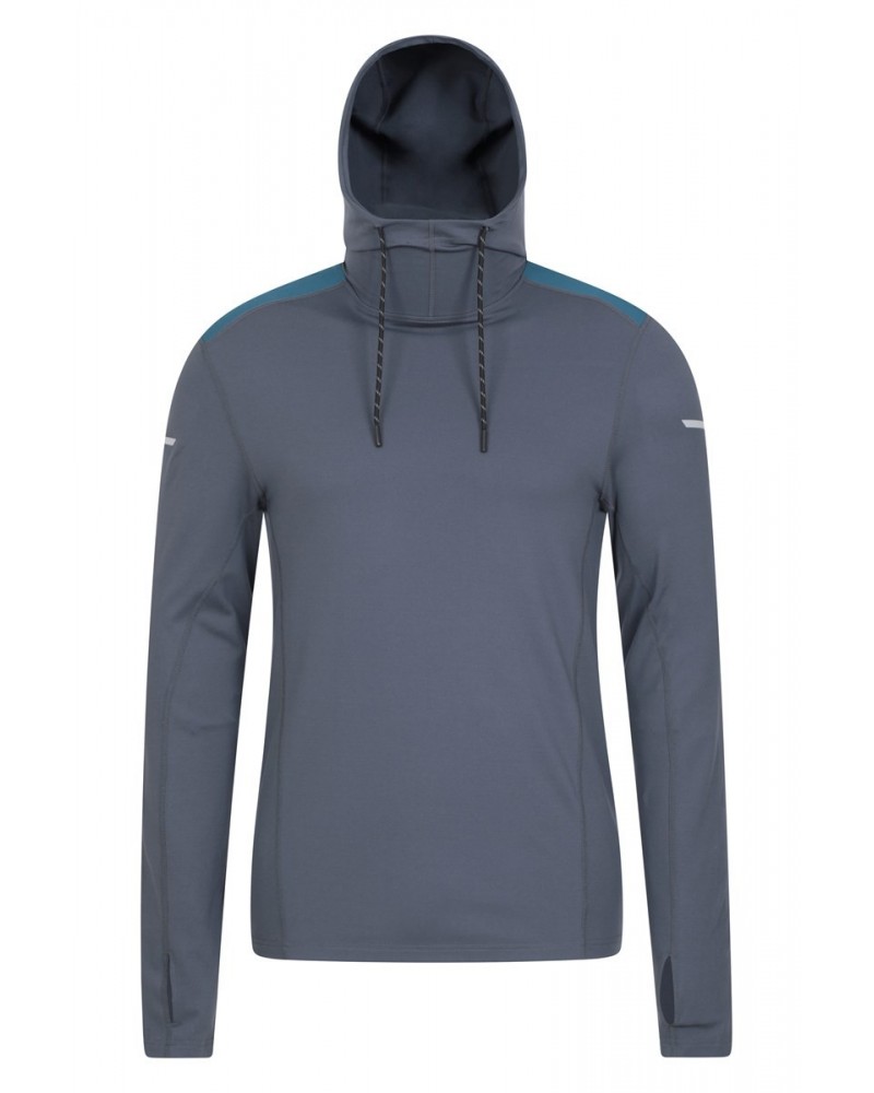 Vault Mens Recycled Active Hoodie Grey $18.24 Active