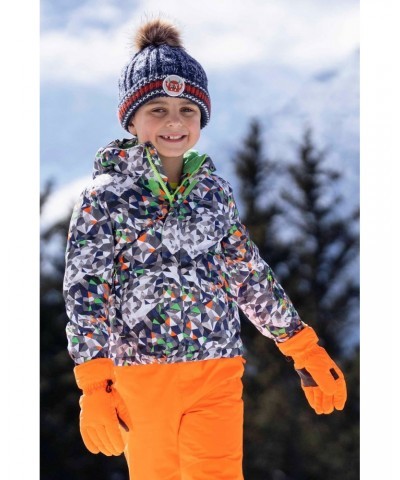 Mogal Printed Kids Ski Jacket Geo Triangle $24.74 Jackets