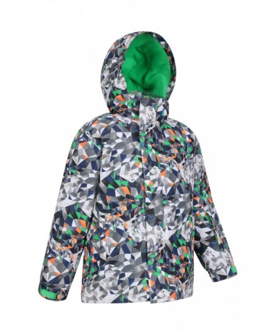 Mogal Printed Kids Ski Jacket Geo Triangle $24.74 Jackets