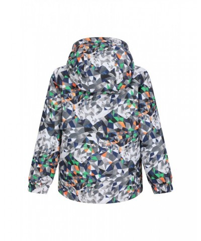 Mogal Printed Kids Ski Jacket Geo Triangle $24.74 Jackets