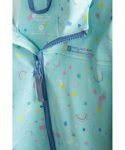 Raindrop Waterproof Jacket and Pants Set Teal $30.20 Babywear