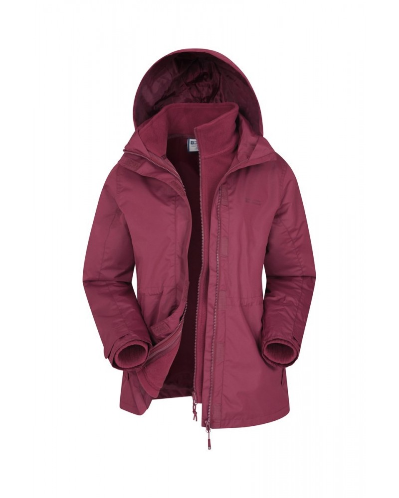 Fell II Womens 3 in 1 Jacket Burgundy $32.20 Jackets