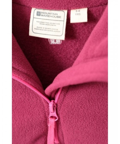 Camber II Kids Half-Zip Fleece Burgundy $11.79 Fleece