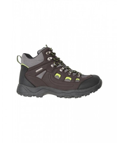 Adventurer Mens Waterproof Hiking Boots Lime $31.19 Footwear