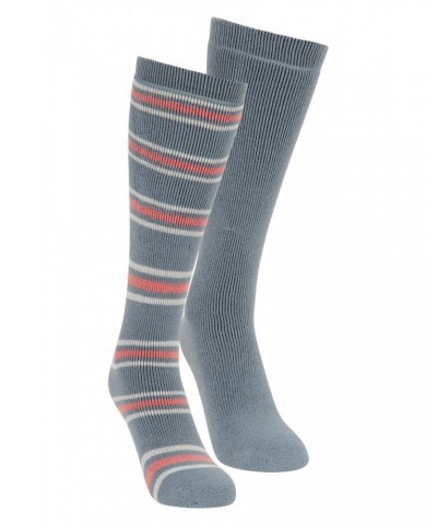 Striped Ski Tube Socks Multipack Blue $11.19 Accessories