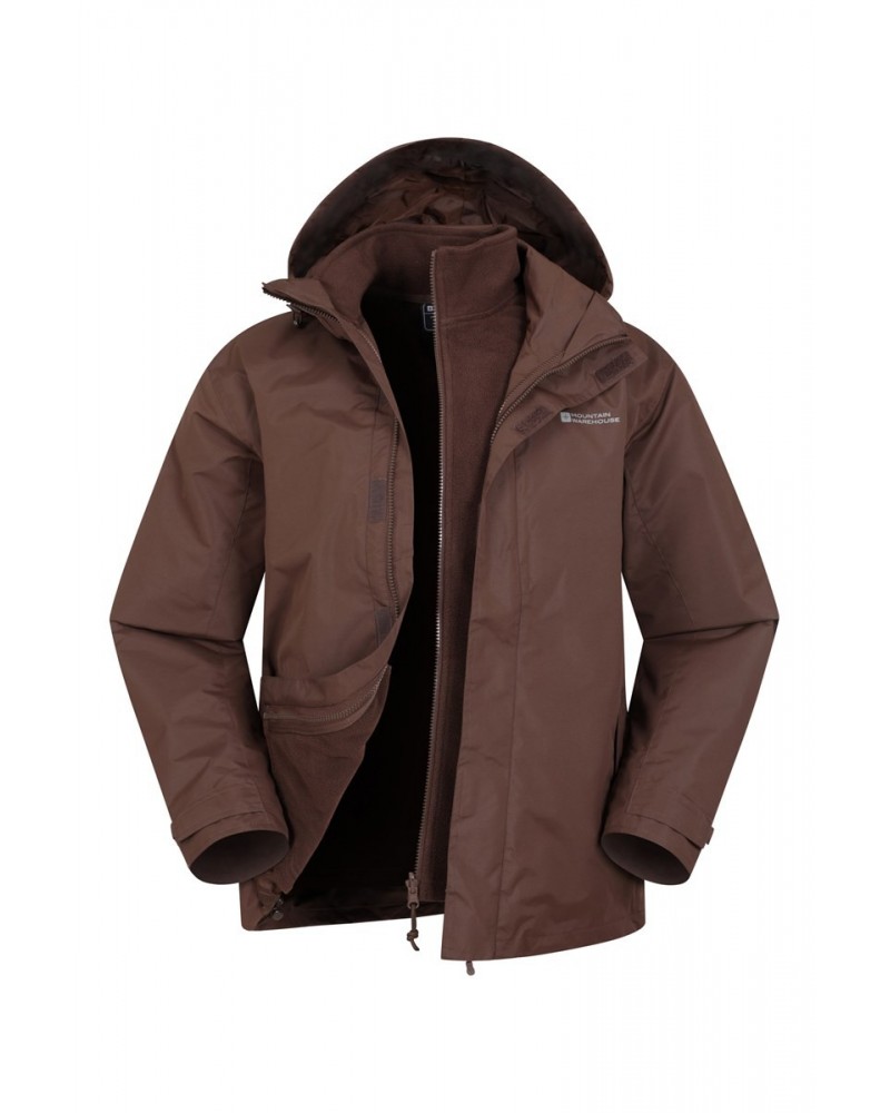 Fell II Mens 3 in 1 Jacket Brown $39.19 Jackets