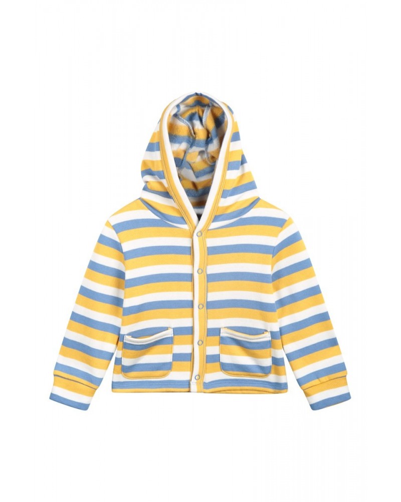 Baby Cozy Popper Fleece Jacket Stripe $11.43 Babywear