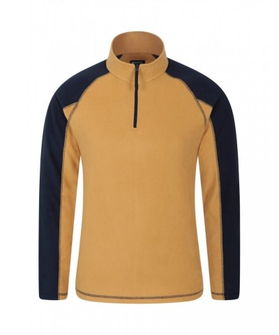 Ashbourne Mens Half-Zip Fleece Beige $13.74 Fleece