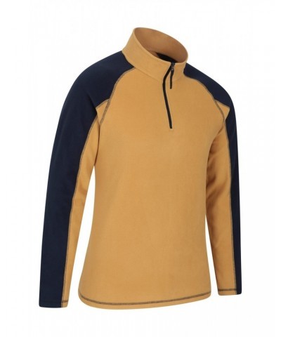 Ashbourne Mens Half-Zip Fleece Beige $13.74 Fleece