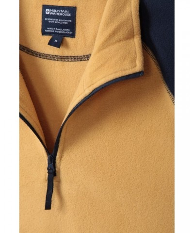 Ashbourne Mens Half-Zip Fleece Beige $13.74 Fleece