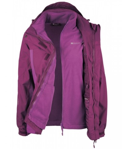 Storm Womens Waterproof 3 in 1 Jacket Dark Purple $57.19 Jackets