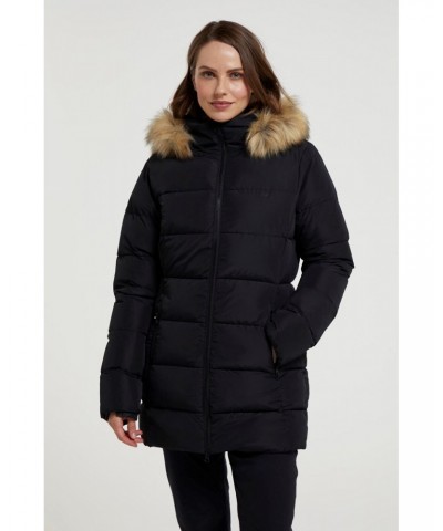 Nola Womens Long Insulated Jacket Black $39.89 Jackets