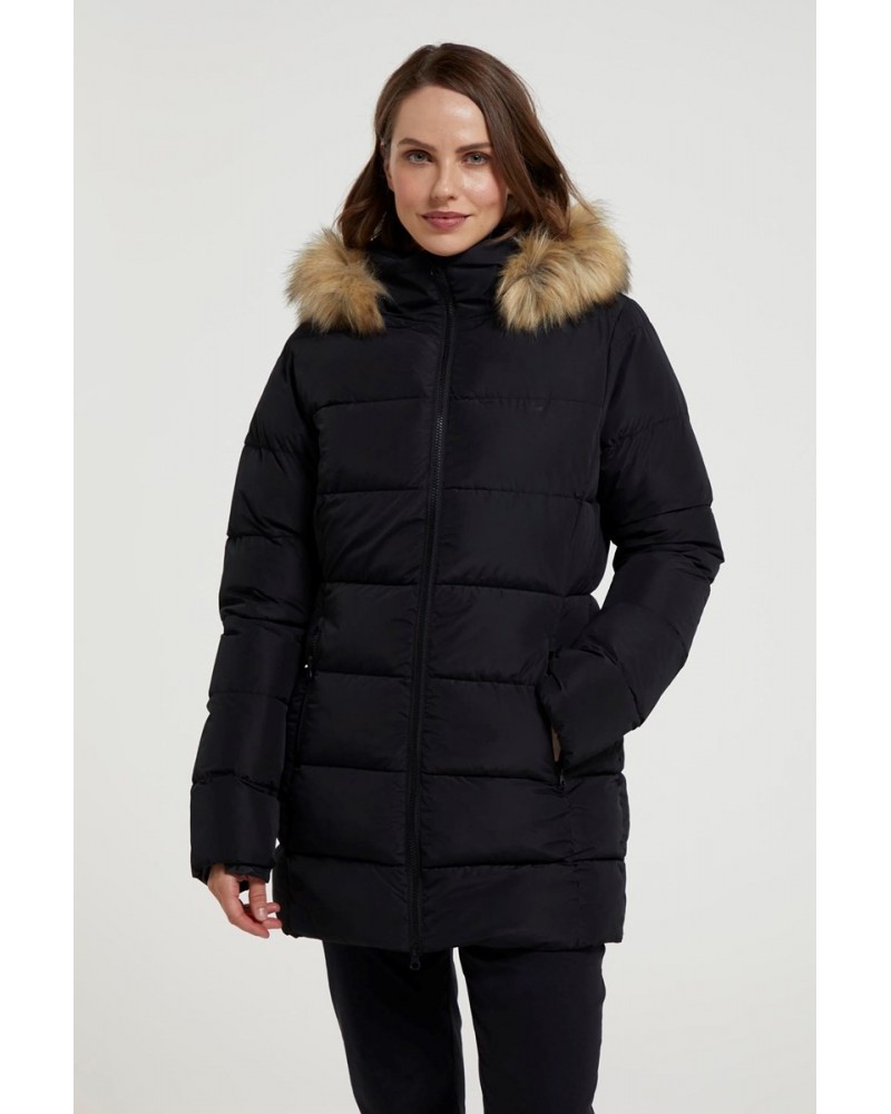 Nola Womens Long Insulated Jacket Black $39.89 Jackets