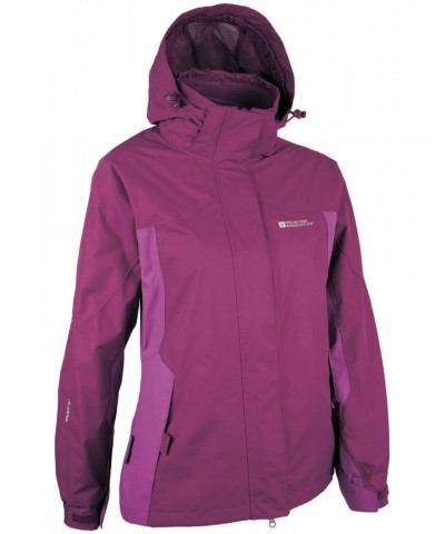 Storm Womens Waterproof 3 in 1 Jacket Dark Purple $57.19 Jackets