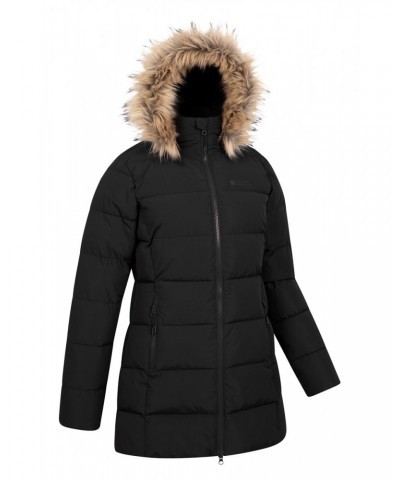 Nola Womens Long Insulated Jacket Black $39.89 Jackets