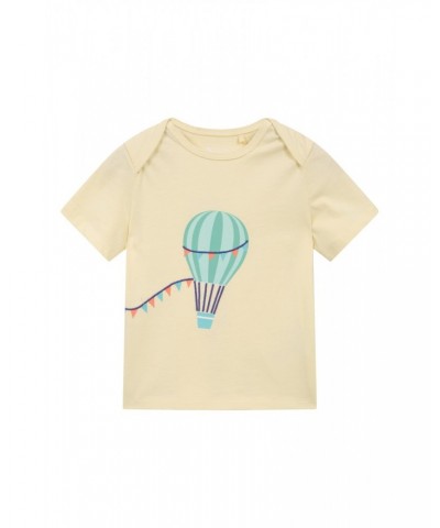 Baby Organic T-Shirt Yellow $9.71 Tops