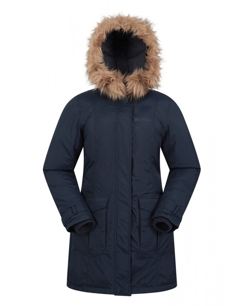 Aurora Womens Down Jacket Dark Blue $75.00 Jackets