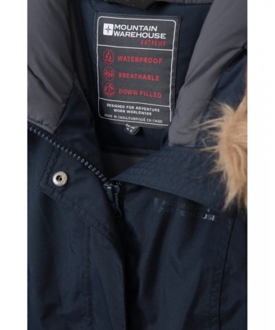 Aurora Womens Down Jacket Dark Blue $75.00 Jackets