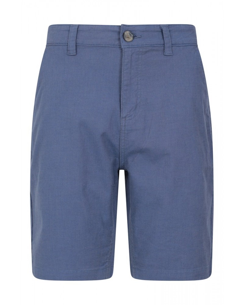 Grove Textured Dobby Shorts Blue $19.20 Pants