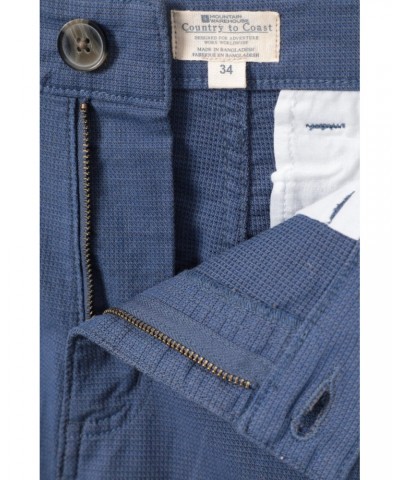 Grove Textured Dobby Shorts Blue $19.20 Pants