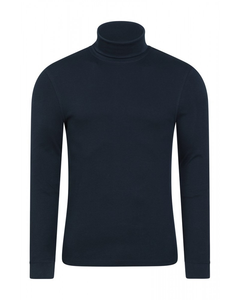 Meribel Mens Cotton Thermal Top Navy $13.10 Thermals