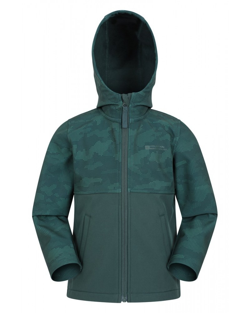 Exodus Kids Camo Print Softshell Dark Green $12.50 Jackets