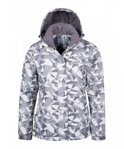 Dawn Womens Printed Ski Jacket Grey $25.49 Jackets