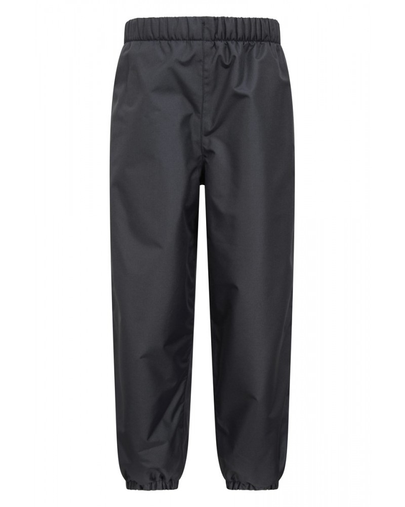 Ripstop Kids Waterproof Fleece Lined Pants Black $26.54 Pants