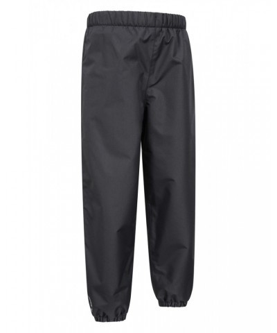 Ripstop Kids Waterproof Fleece Lined Pants Black $26.54 Pants