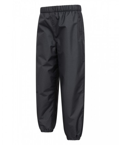 Ripstop Kids Waterproof Fleece Lined Pants Black $26.54 Pants