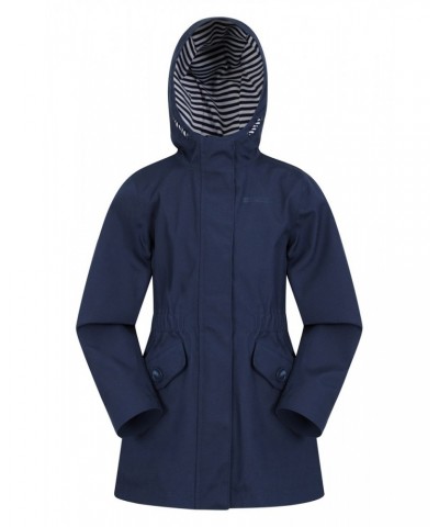 Midsummer 2 Kids Cotton Waterproof Jacket Dark Blue $30.00 Jackets