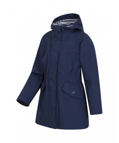 Midsummer 2 Kids Cotton Waterproof Jacket Dark Blue $30.00 Jackets