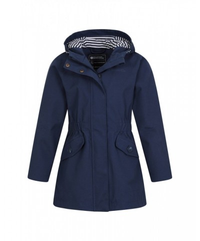 Midsummer 2 Kids Cotton Waterproof Jacket Dark Blue $30.00 Jackets