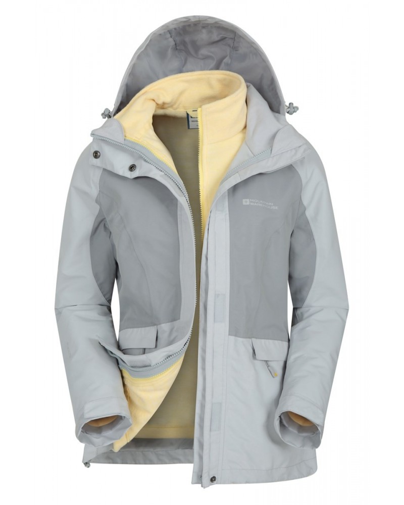 Thunderstorm 3-in-1 Womens Jacket Grey $36.80 Jackets