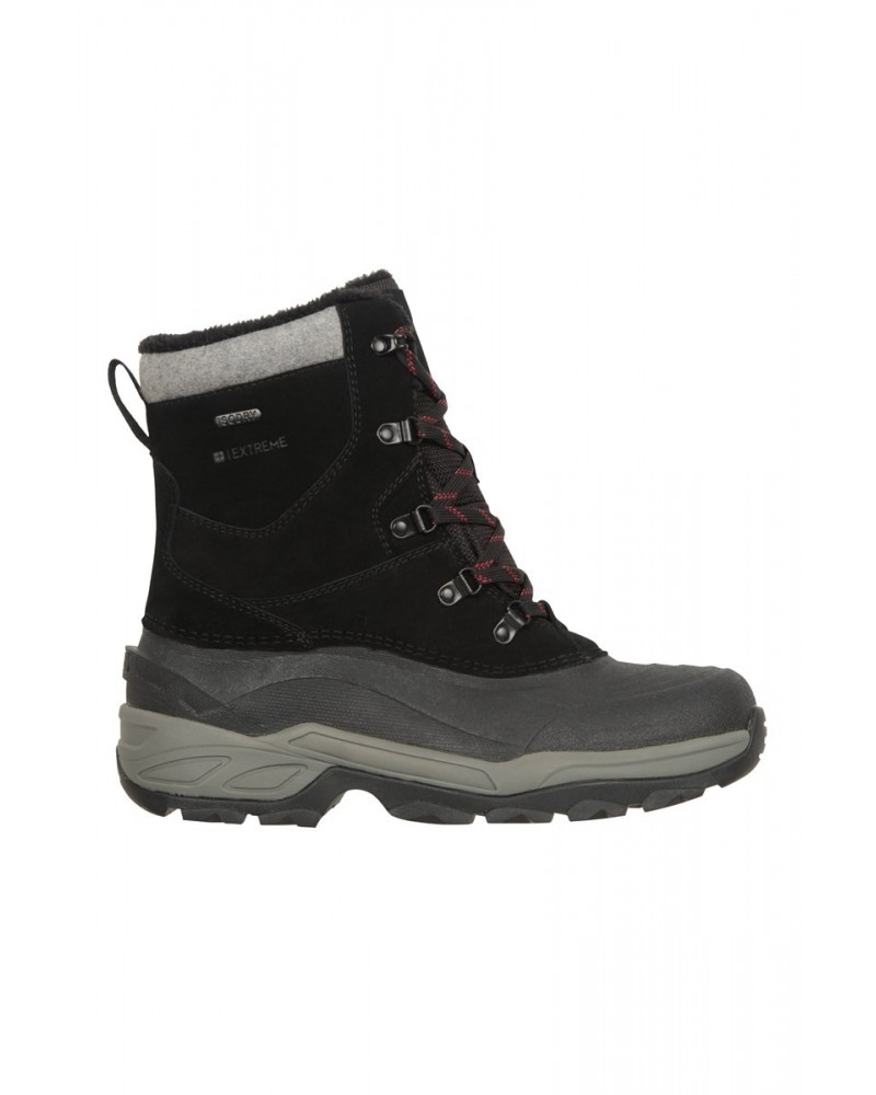 Snowdon Extreme Mens Snow Boots Black $39.90 Footwear