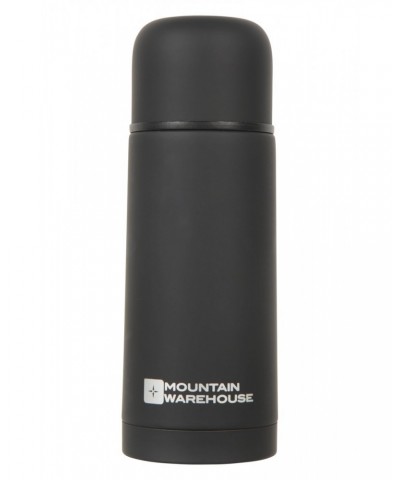 Double Walled Rubber Finish Flask - 12oz Black $11.99 Walking Equipment