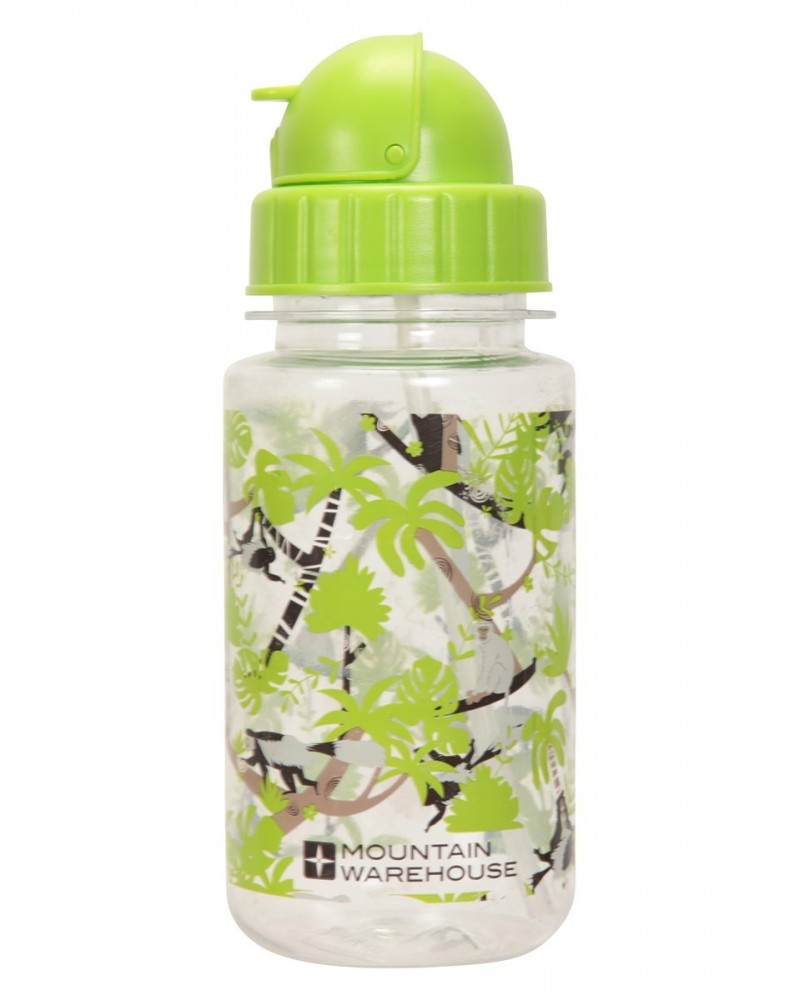 BPA Free Printed Flip Lid Kids Bottle - 12 oz Green $9.17 Accessories