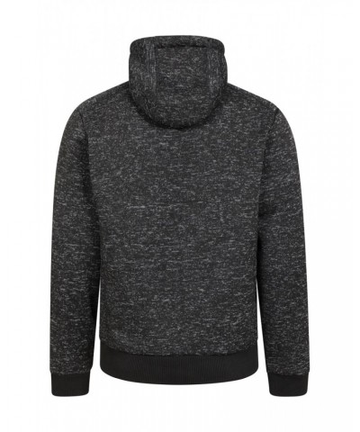 Nevis II Mens Fur Lined Hoodie Jet Black $32.20 Tops