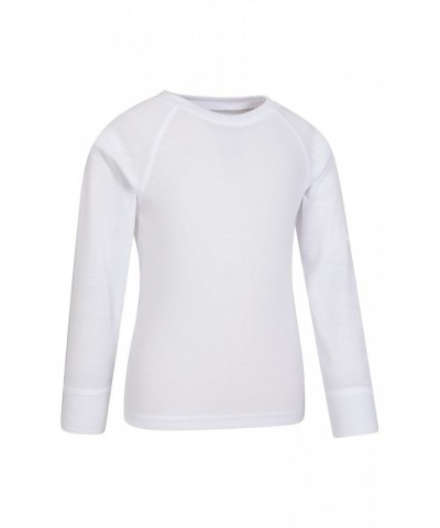 Talus Kids Round Neck Base Layer Top White $11.19 Base Layers