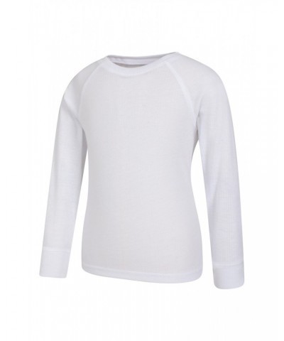 Talus Kids Round Neck Base Layer Top White $11.19 Base Layers