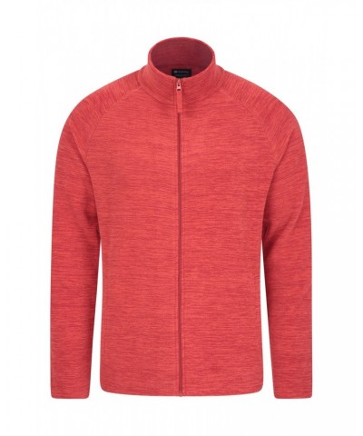 Snowdon II Mens Full-Zip Fleece Jacket Dark Red $19.97 Fleece