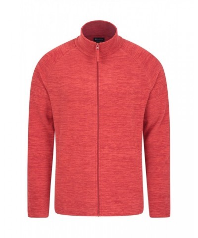 Snowdon II Mens Full-Zip Fleece Jacket Dark Red $19.97 Fleece